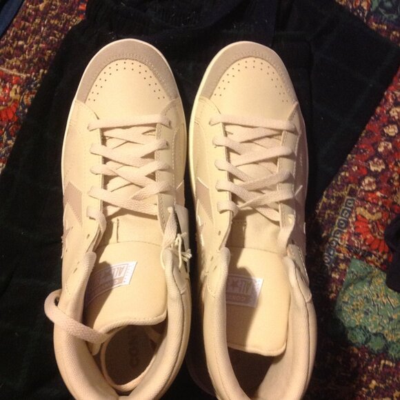 Converse Men's Pro Blaze Tan & Gray Leather & Suede Mid Sneakers - 11.5 - NIB - Picture 6 of 10